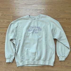 LONELY GHOST- this song. Size XL. Tan and purple. Worn once
